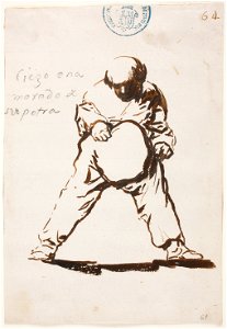 Goya - Ciego enamorado de su potra, D04044