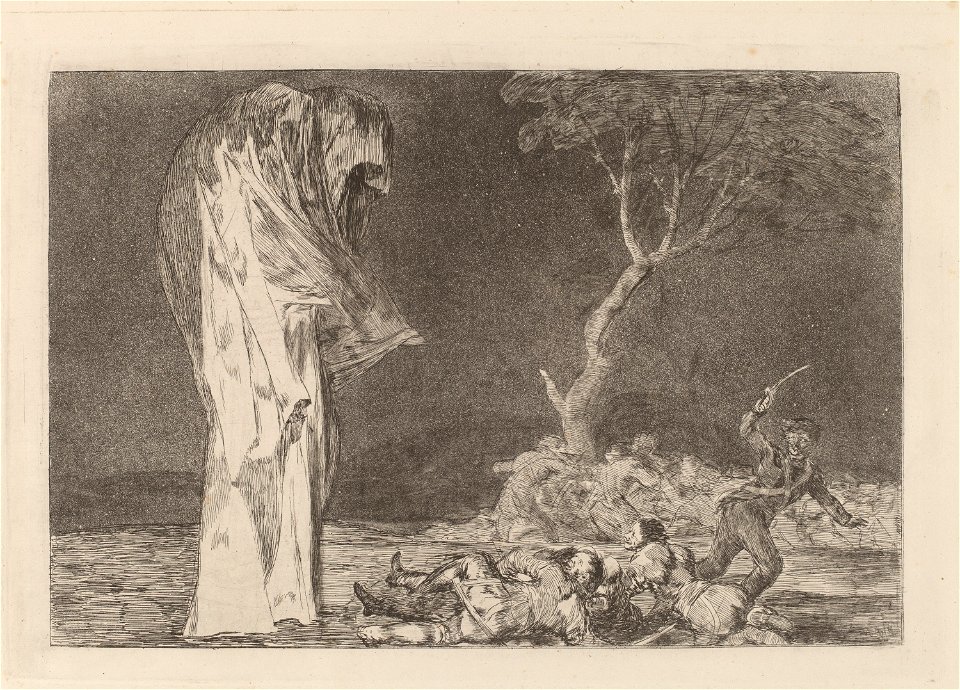 Goya - Disparate de miedo (Folly of Fear)