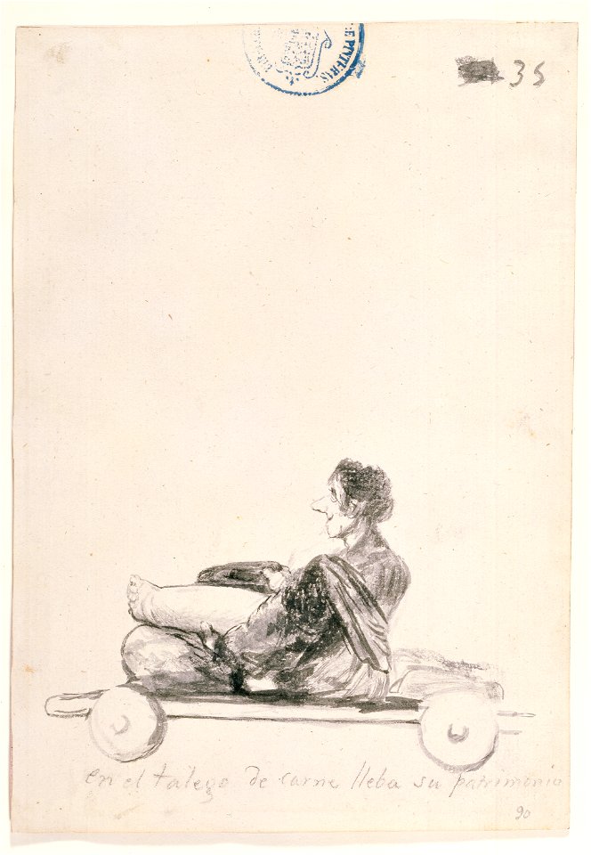 Goya - En el talego de carne lleba su patrimonio, D04026
