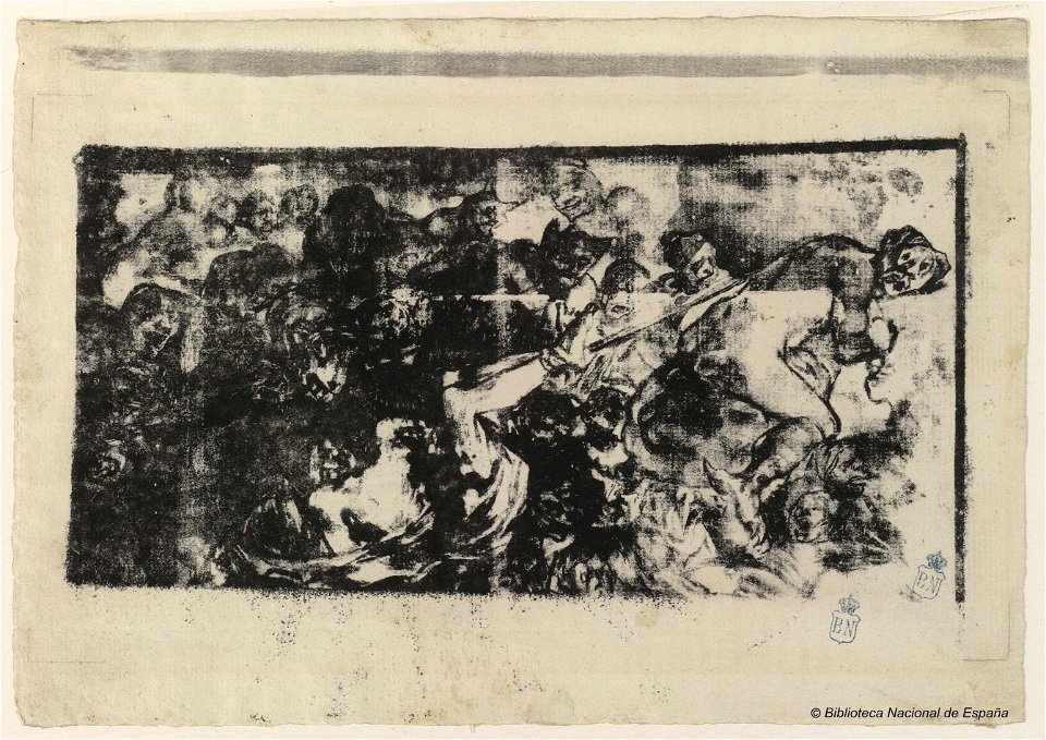 Goya - Escena infernal, bdh0000025586, entre 1819 y 1822