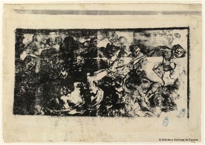 Goya - Escena infernal, bdh0000025586, entre 1819 y 1822