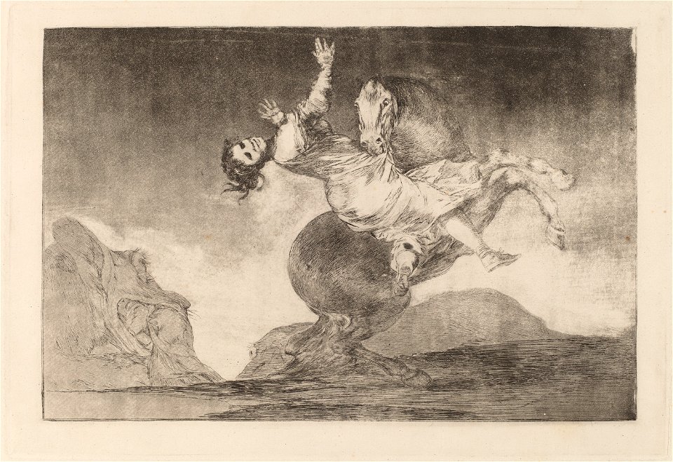 Goya - El caballo raptor (The Horse-Abductor)