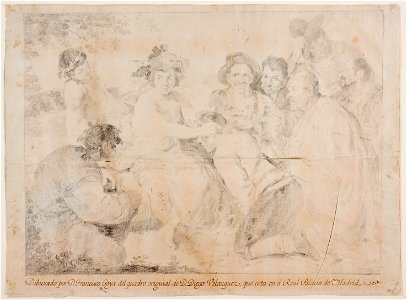 Goya - El triunfo de Baco o Los borrachos, D04330