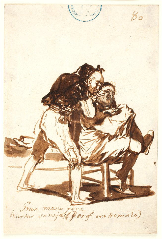 Goya - Gran mano para hurtar sonajas (Por que era tremulo), D04001