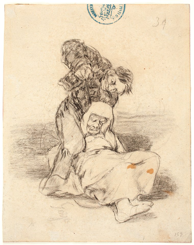 Goya - Hombre asesinando a un monje, D04140