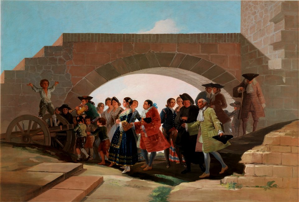 Goya - La boda, 1791 - 1792, P000799