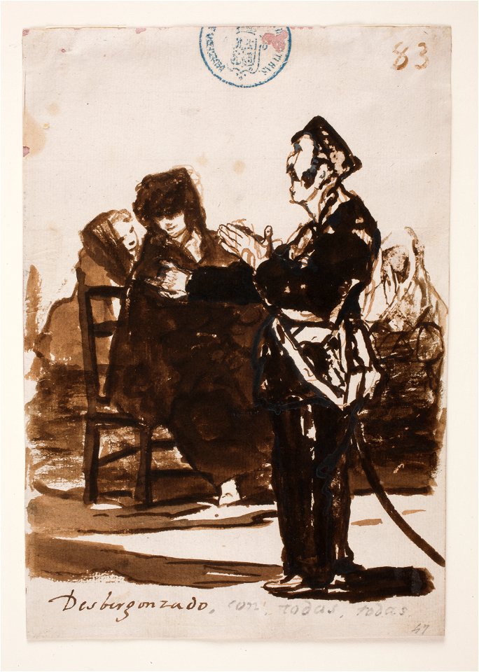 Goya - Desbergonzado, con todas, todas, D03999