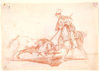 Goya - El Cid Campeador lanceando otro toro, D04353(r)