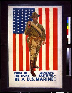 First in the fight. Always faithful. Be a U.S. Marine! - James Montgomery Flagg. LCCN94507256
