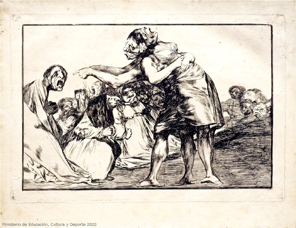 Goya - Disparate desordenado. Los Proverbios, 7, 11596, 1815-1817