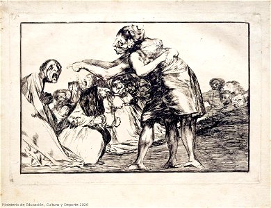 Goya - Disparate desordenado. Los Proverbios, 7, 11596, 1815-1817