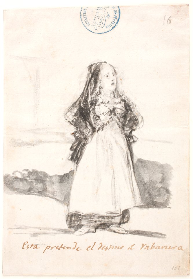 Goya - Esta pretende el destino de rabanera, D03911