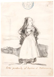 Goya - Esta pretende el destino de rabanera, D03911