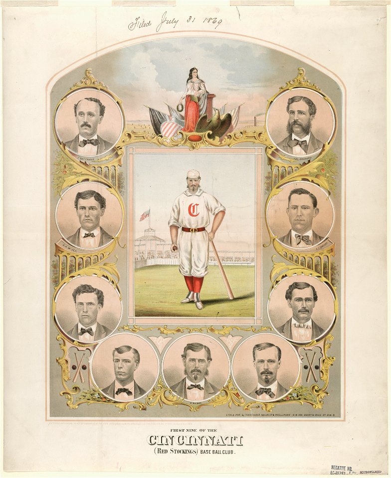 First Nine of the Cincinnati (Red Stockings) Base Ball Club LCCN97519104