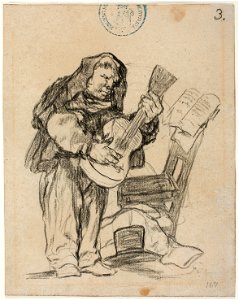 Goya - Fraile guitarrista, D04103