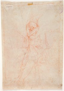 Goya - Esbozo de hombre anciano, D04365(v)