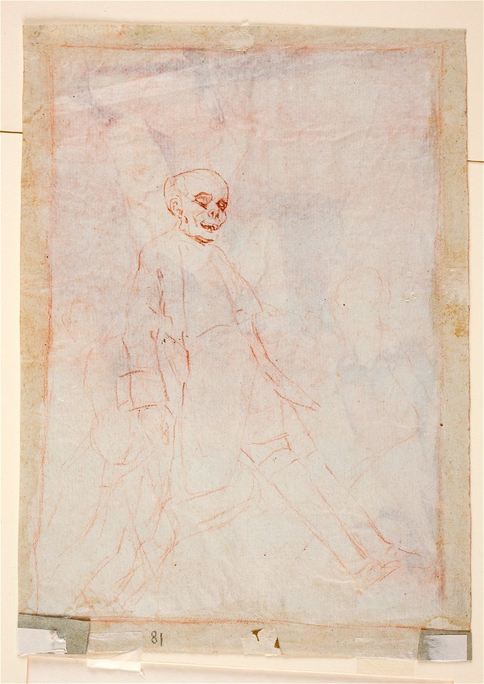 Goya - Hombre con calavera, D04374(v)