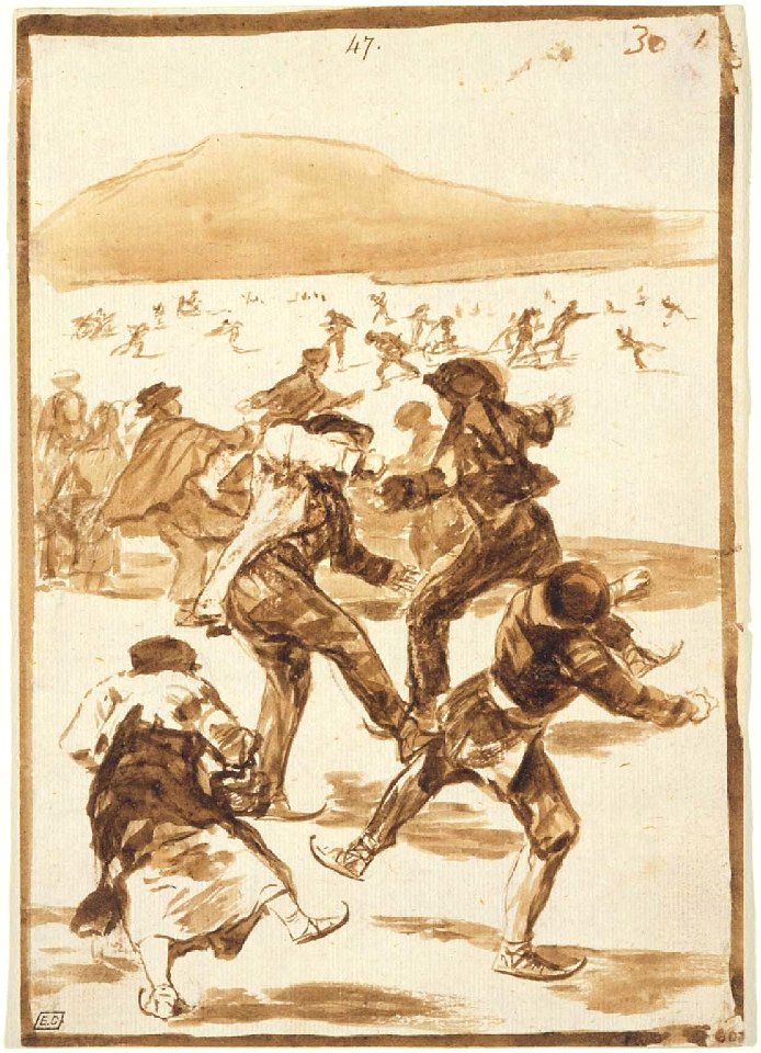 Goya - Ice Skaters, from Album F (Images of Spain Album), 30, 61.166