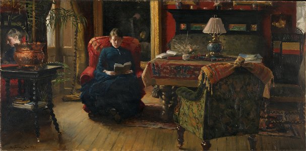 Paul Fischer - I dagligstuen - 1887