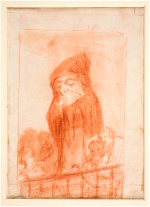 Goya - Figura gigante en un balcón, D04352(v)