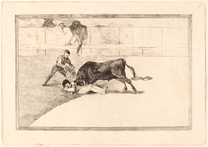 Goya - La desgraciada muerte de Pepe Illo en la plaza de Madrid