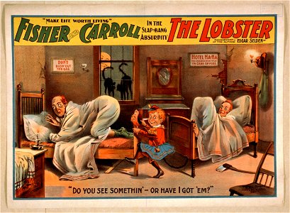 Fisher and Carroll in a slap-bang absurdity, The Lobster LCCN2014636494