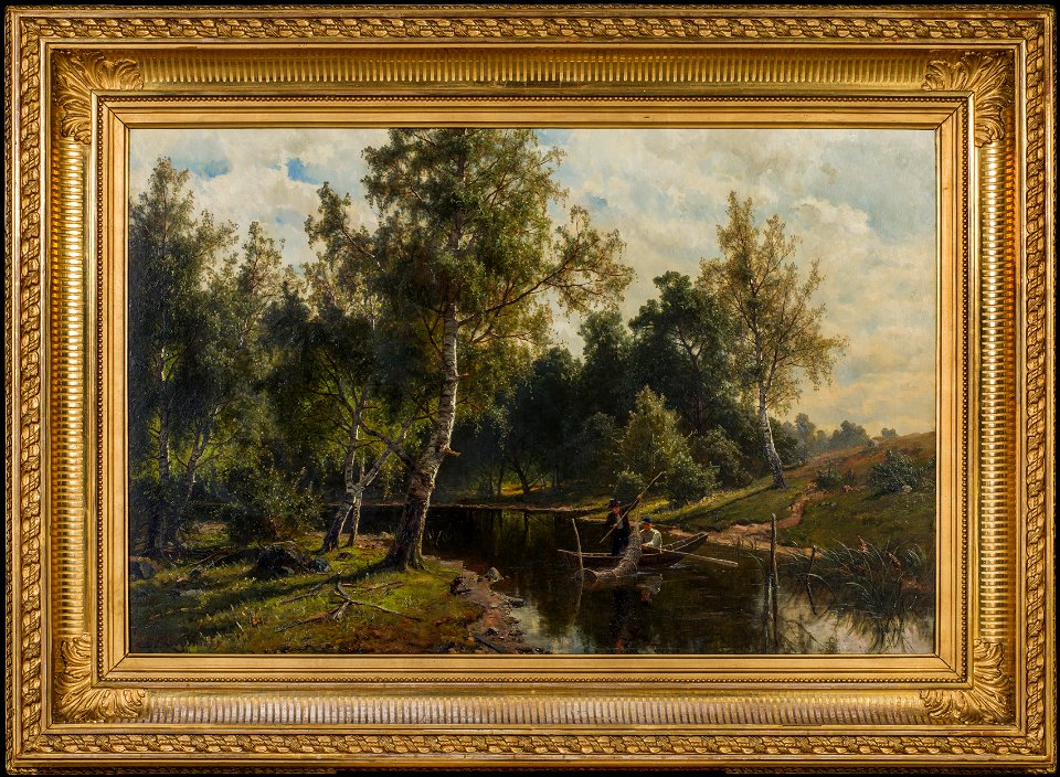 Fishing (Edvard Bergh) - Nationalmuseum - 19244