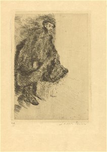 Fisherman of Ostend, print by James Ensor, 1900, Prints Department, Royal Library of Belgium, S. III 68846