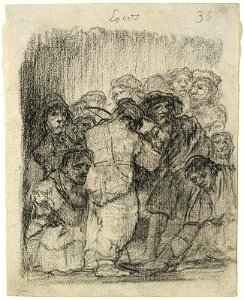 Goya - Locos (Lunatics), Sheet 35 from a Bordeaux Album (Journal-Album G), 55.662