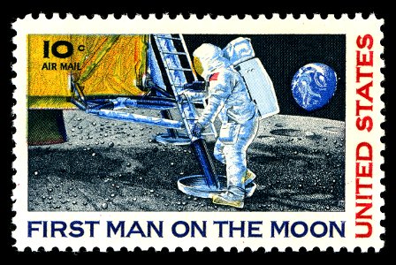 First man on the moon