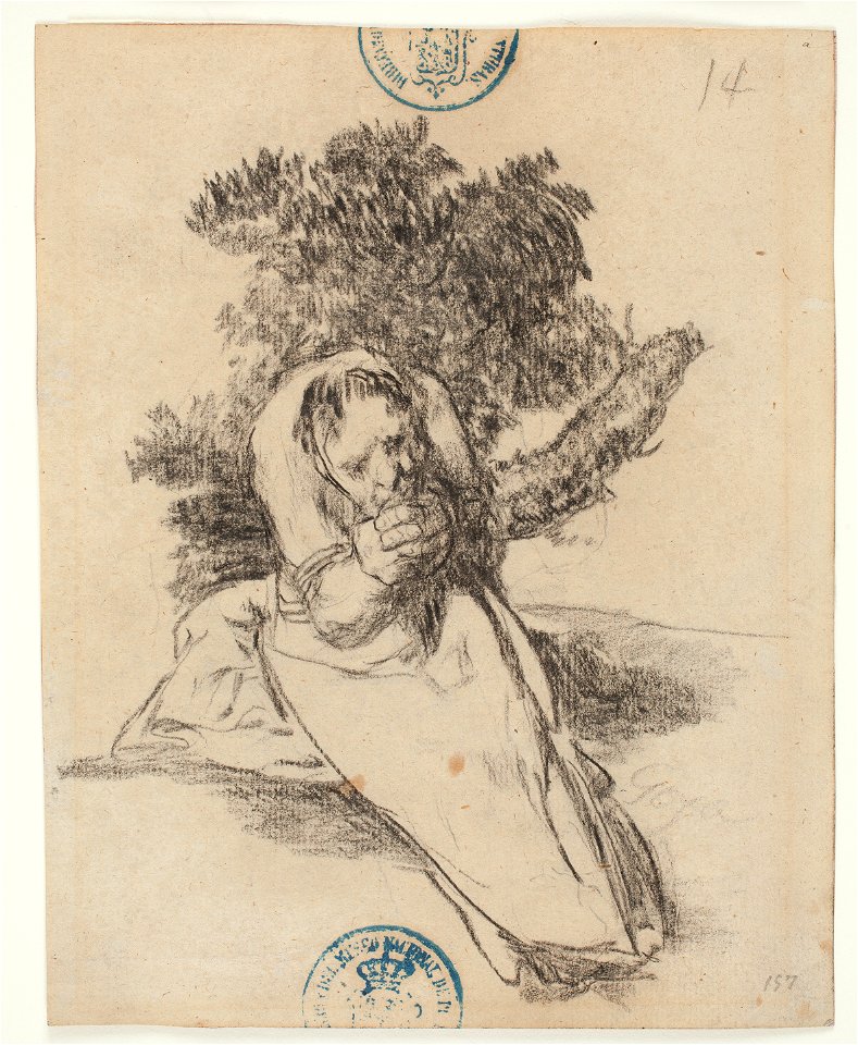 Goya - Maniatado en un camino, D04063