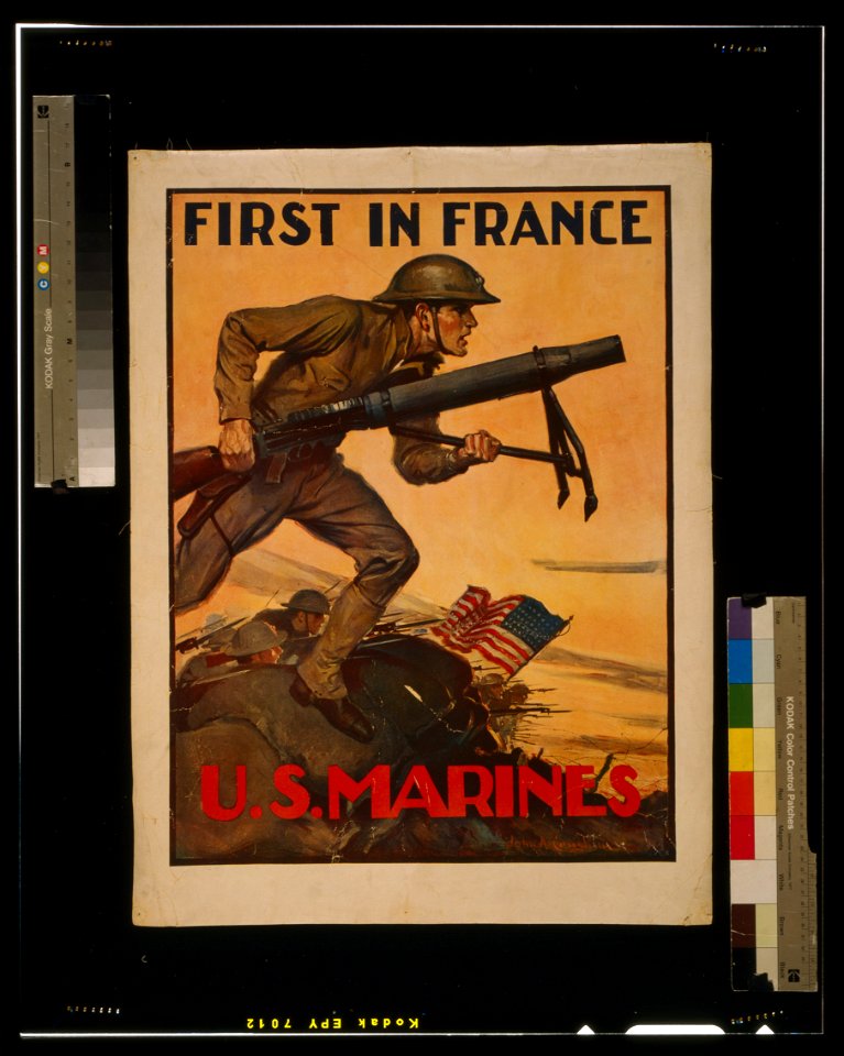 First in France-U.S. Marines - John A. Coughlin. LCCN2002708937