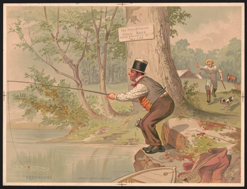 Fishing scene, No. 1 - EB (monogram) ; after E.B. Bensell. LCCN2016652318
