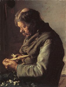 Fisker Lars Gaihede snitter en pind (Anna Ancher)