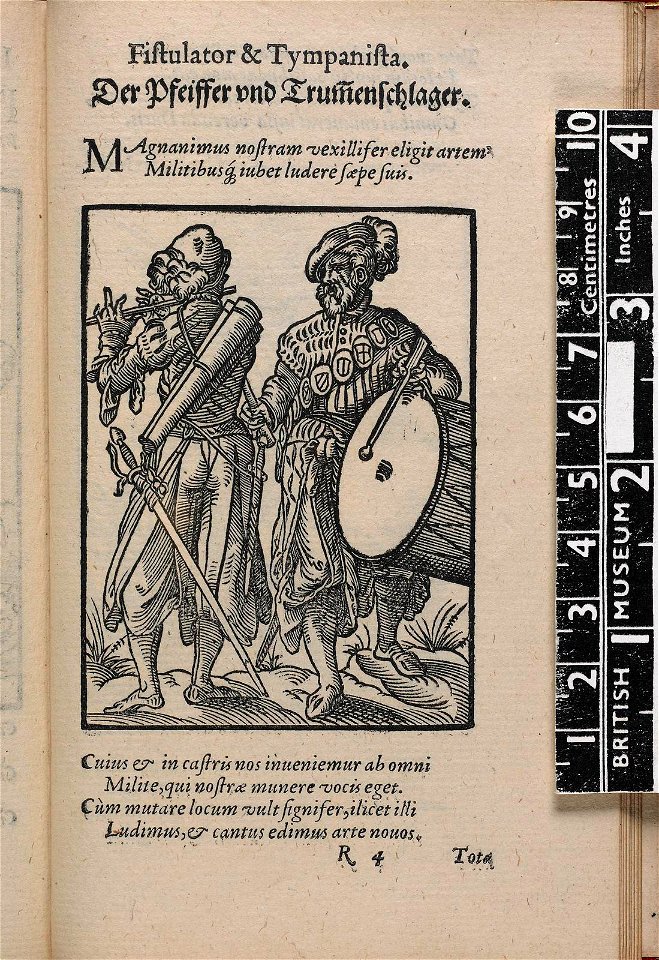 Fistulator & Tympanista. Der Pfeiffer und Trummenschlager. (A Fifer and a Drummer) (BM 1904,0206.103.130)