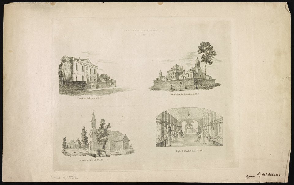 First plate of four subjects, for Birch's Philadelphia LCCN2013650032
