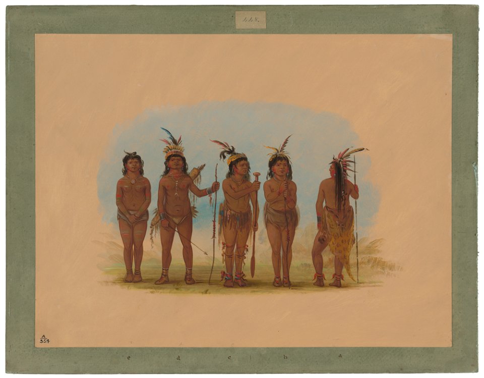 Five Caribbe Indians C17043