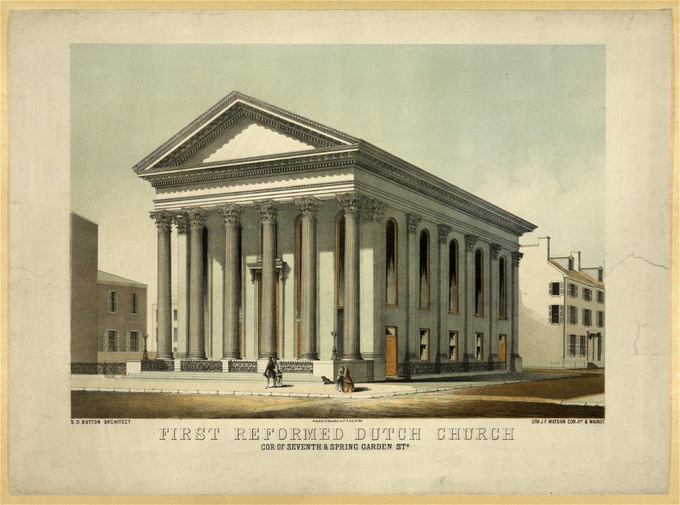 First reformed Dutch church, cor. of Seventh & Spring Garden Sts LCCN2003678036