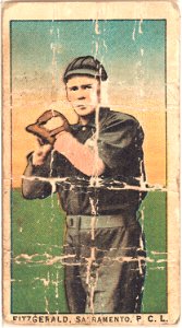 Fitzgerald, Sacramento Team, baseball card portrait LCCN2008677320
