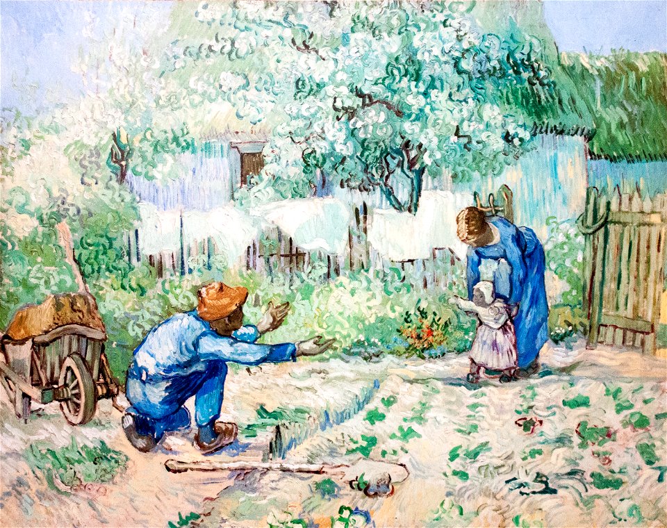 First Steps (after Millet) (JH 1883) - My Dream