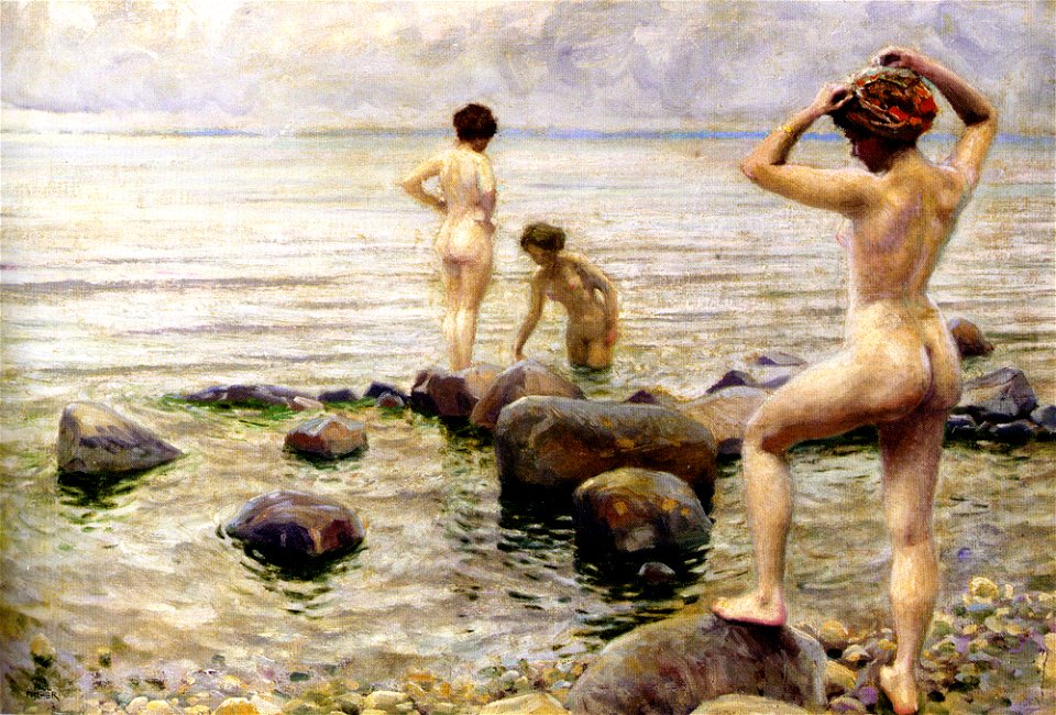 Paul Fischer Badende Kvinder (A Morning Dip)