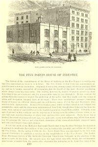 Five Points House of Industry, New York City, Valentine's Manual