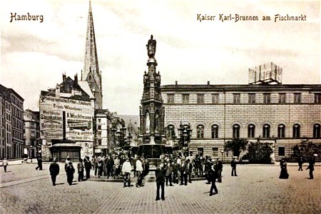 Fischmarkt Hamburg 1909
