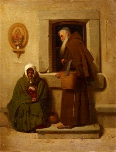 Fjodor Bronnikov Der Mönch und die Bettlerin