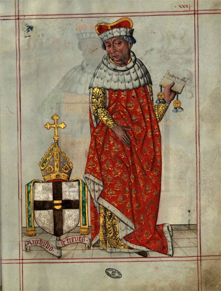 Fl- 31 Livro do Armeiro-Mor, Arcebispo de Treves