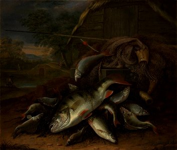 Fish, Lying on Nets by Jacob Gillig