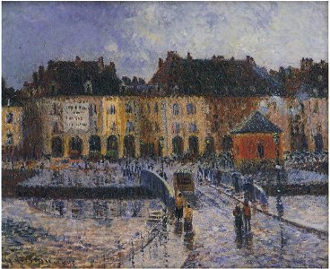 Fish-market-at-the-port-of-dieppe-1903