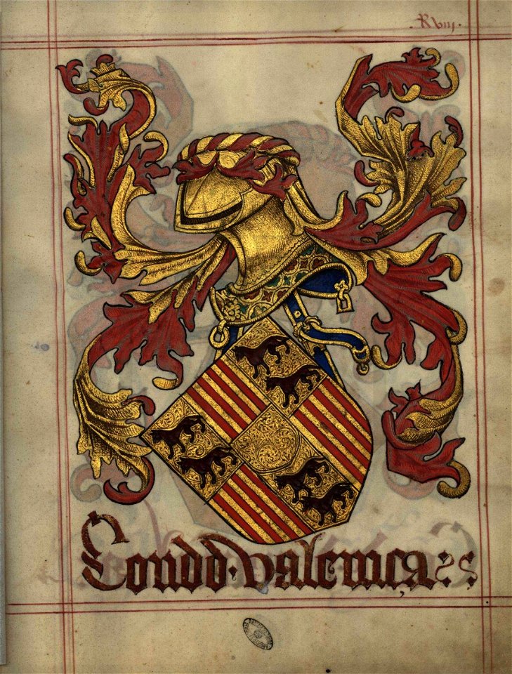Fl- 48 Livro do Armeiro-Mor, Conde de Valença