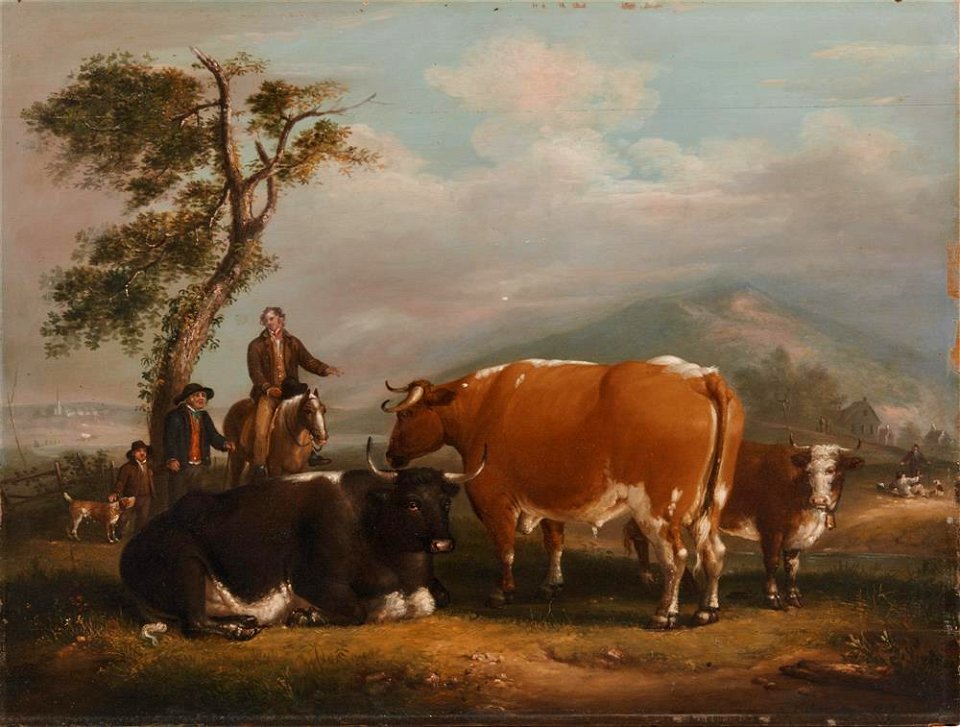 Alvan Fisher - Pastoral scene (1817)