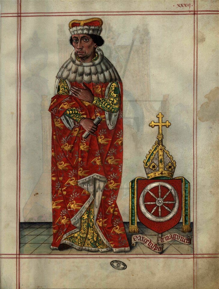 Fl- 32 Livro do Armeiro-Mor, Arcebispo de Moguncia